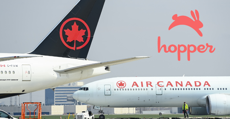 AIR CANADA PARTNERS WITH HOPPER TO OFFER TRAVELLERS MORE FREEDOM AND FLEXIBILITY